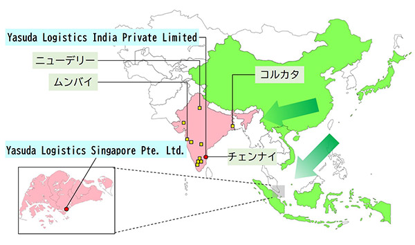 インド、シンガポールへの事業展開に向けて