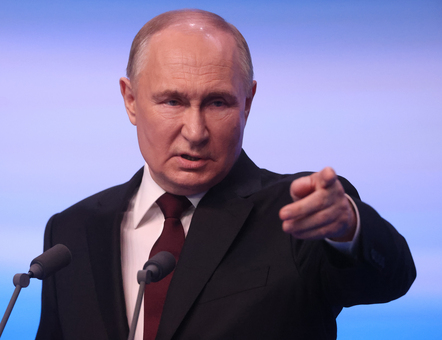 ロシア大統領選に勝利し5選目を果たしたプーチン大統領　Photo／gettyimages