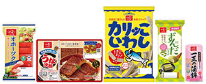 自社商品詰合せ①～③、または寄付④から選択