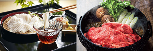 自社オリジナルカタログの中からお好みの商品（自社国内工場所在県の名産食料品、あるいは寄付）を選択