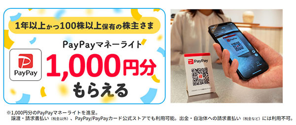 PayPayマネーライト（要申込）