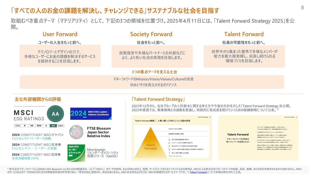 「すべての人のお金の課題を解決し、チャレンジできる」サステナブルな社会を目指す