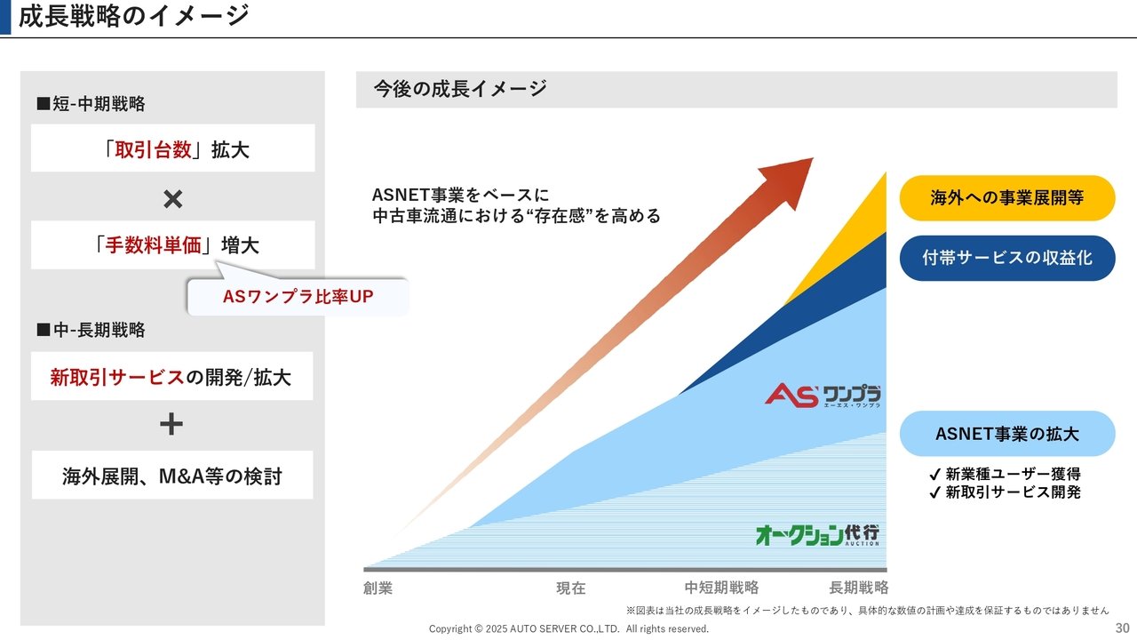 成長戦略のイメージ