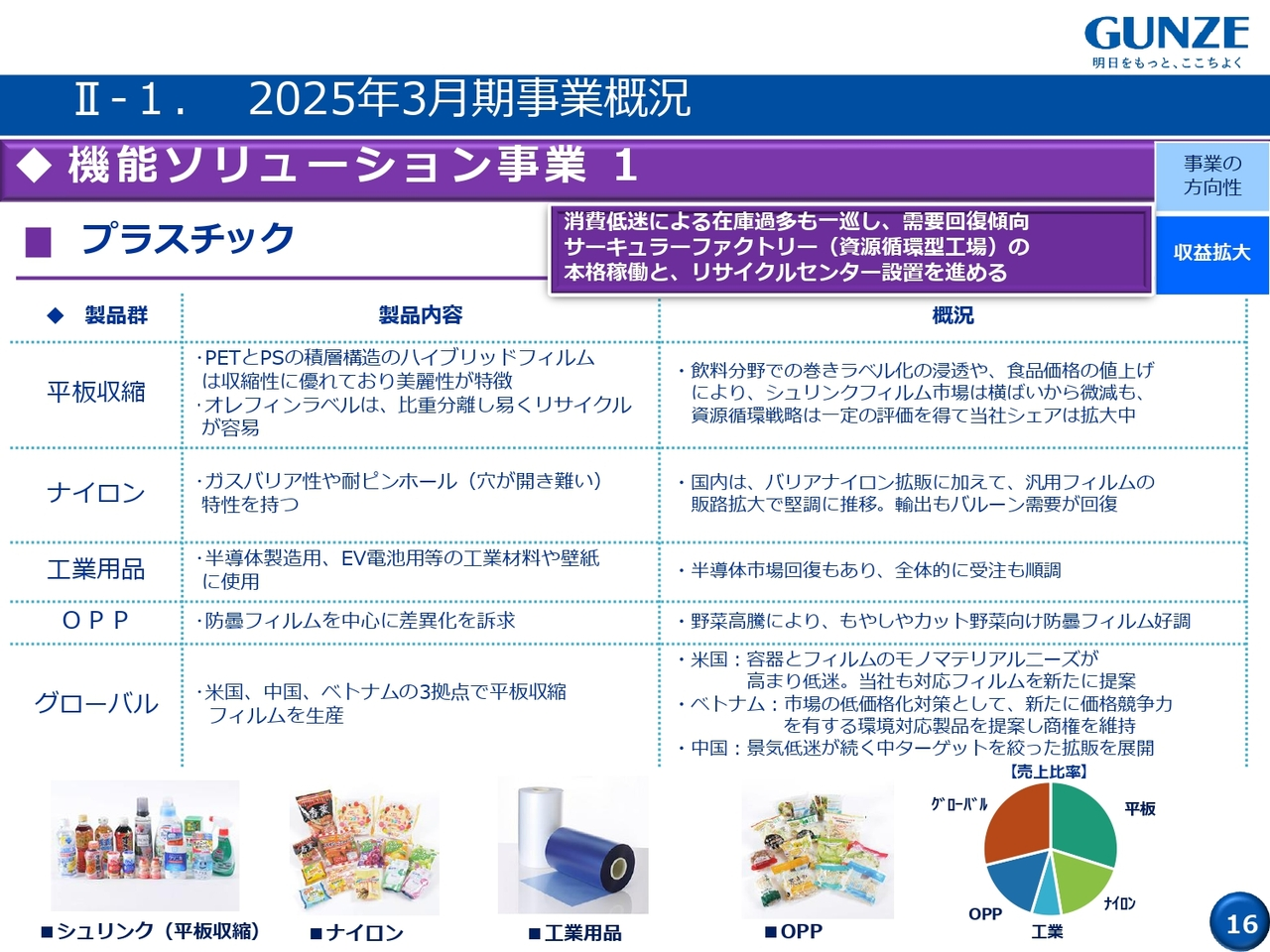II-1. 2025年3月期事業概況