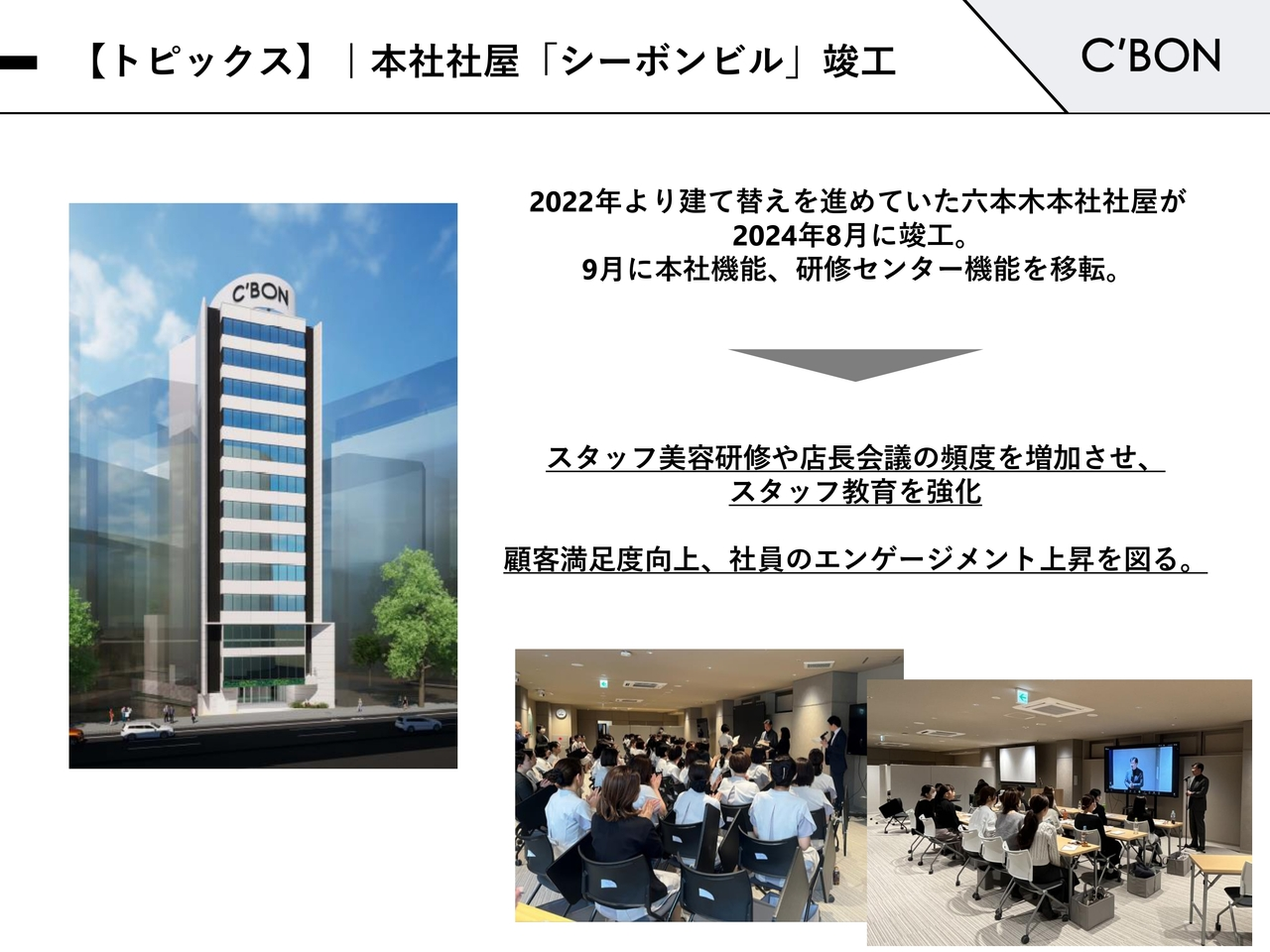 【トピックス】｜本社社屋「シーボンビル」竣工