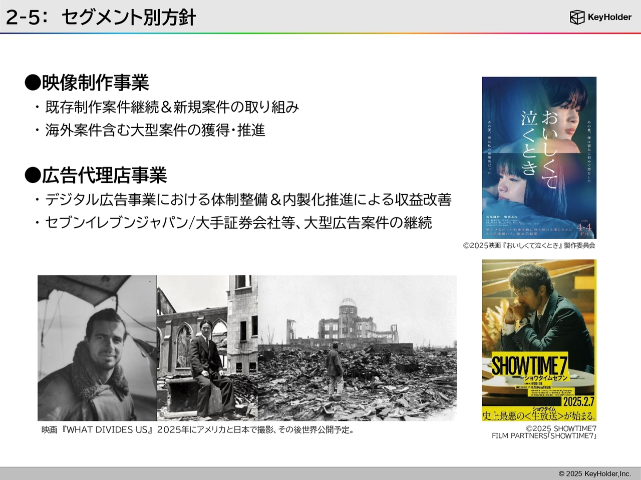 2-5：セグメント別方針