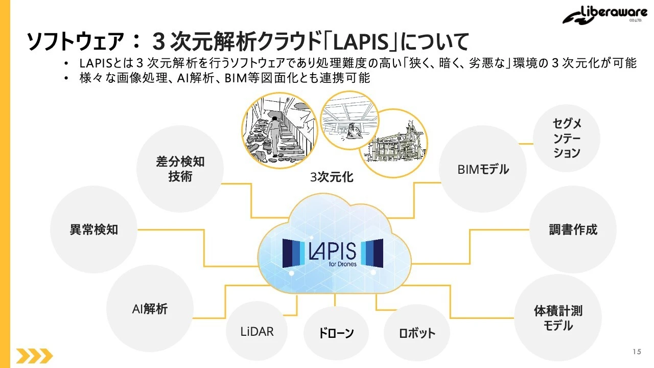 ソフトウェア：3次元解析クラウド「LAPIS」について